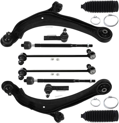 Solidspare New For 2011-17 Honda Odyssey Front Lower Control Arm Tie Rod End Suspension Kit