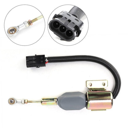 Solid Spare New for CUMMINS Fuel Shut Off Solenoid 3932529 3930658 3935431 SA475612 J932529