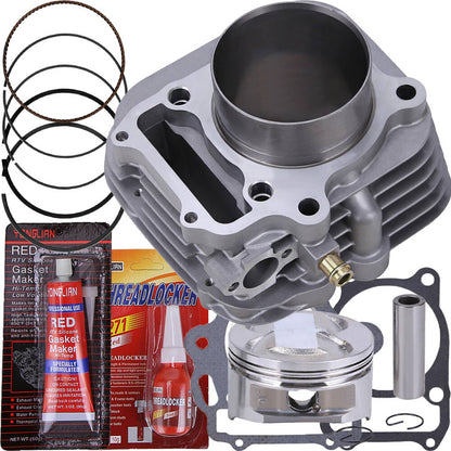 Solidspare For 1993-2008 Honda TRX300EX Top End Rebuild Kit Cylinder Piston Gaskets 80mm