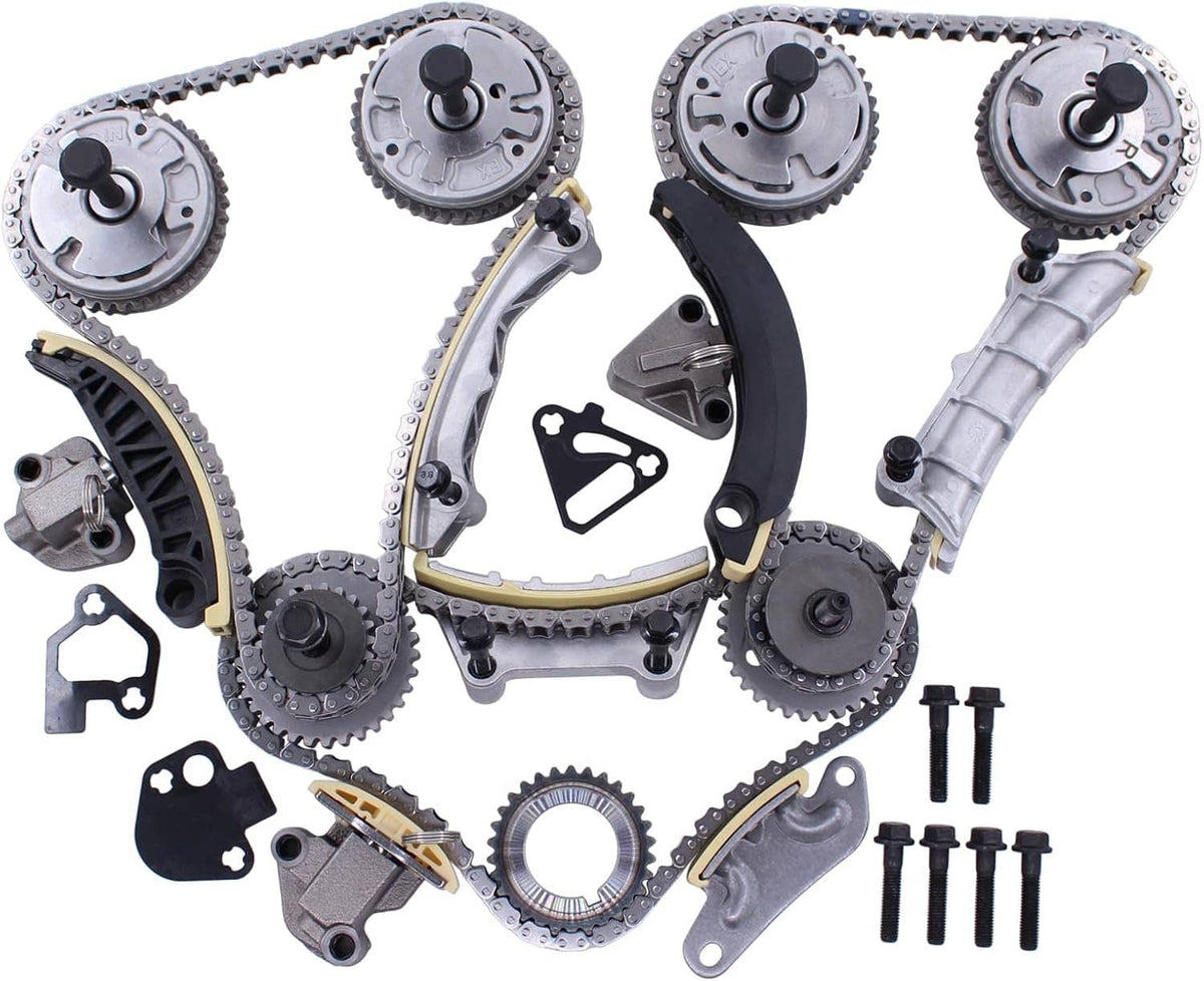 Solidspare For Buick Cadillac Chevrolet GMC Pontiac Timing Chain Kit w/4VVT CAM PHASER Gear