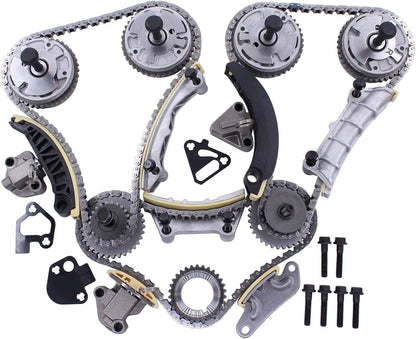 Solidspare For Buick Cadillac Chevrolet GMC Pontiac Timing Chain Kit w/4VVT CAM PHASER Gear