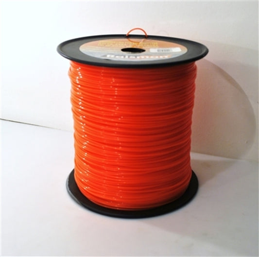 Solid Spare .118" TRIMMER LINE NYLON 5 POUNDS SPOOL ROUND ORANGE
