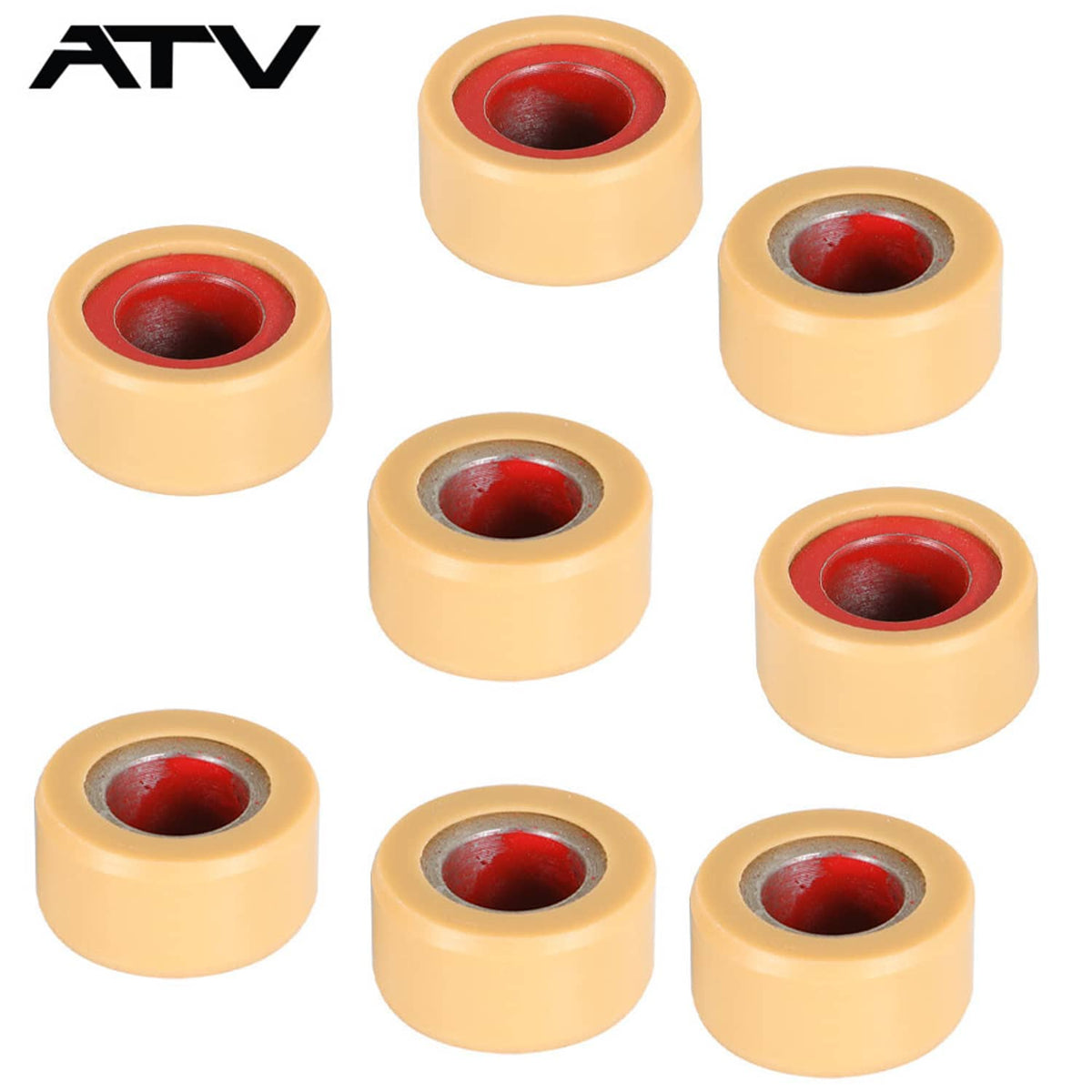 Solidspare For Arctic Cat 1 set of 8 Roller Clutch Comp Weight 18g 0823-351