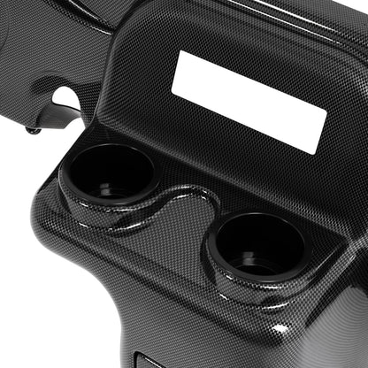 Solidspare Golf Cart Carbon Fiber Style Radio & Speaker Dash Cover For EZGO RXV 2008-up