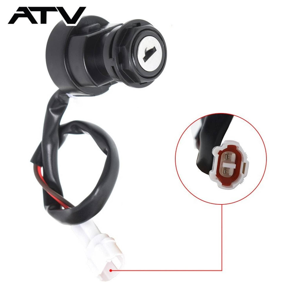 Solidspare ATV Ignition Key Switch for Yamaha Raptor 660 YFM660 2001 2002 2003 2004 2005