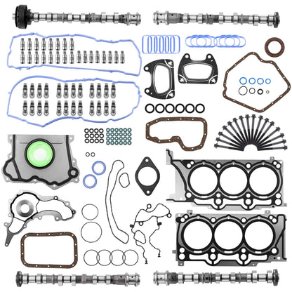 Solidspare Camshaft&Rockers Arms Lifters Kit For Ram ProMaster 1500/2500/3500 3.6L V6 14-16