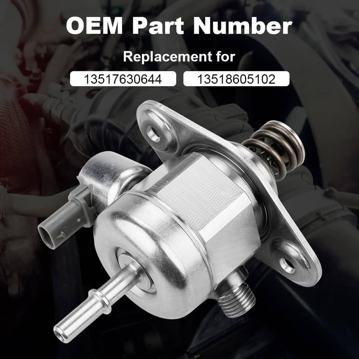 Solidspare High Pressure Fuel Pump For Mini Cooper 2012-2016 1.6L Turbocharged 13517630644
