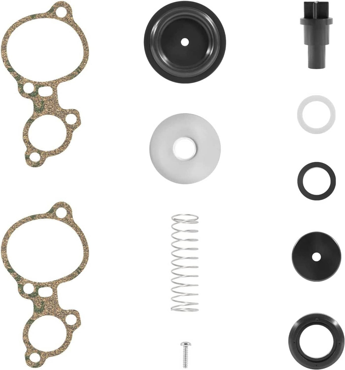 Solid Spare 803062T1 Poppet Valve/Diaphr Kit Fit for Mercury 135-150-175-200hp 2.0L 2.5L V6