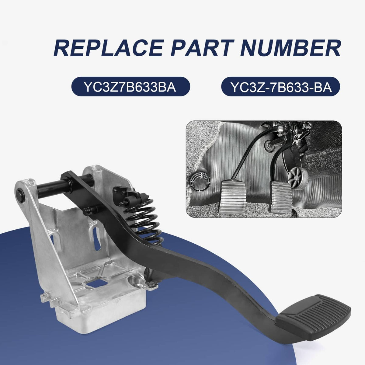 Solidspare For Ford Super Duty F250 F350 F450 F550 Clutch Pedal Assembly & Bracket NEW