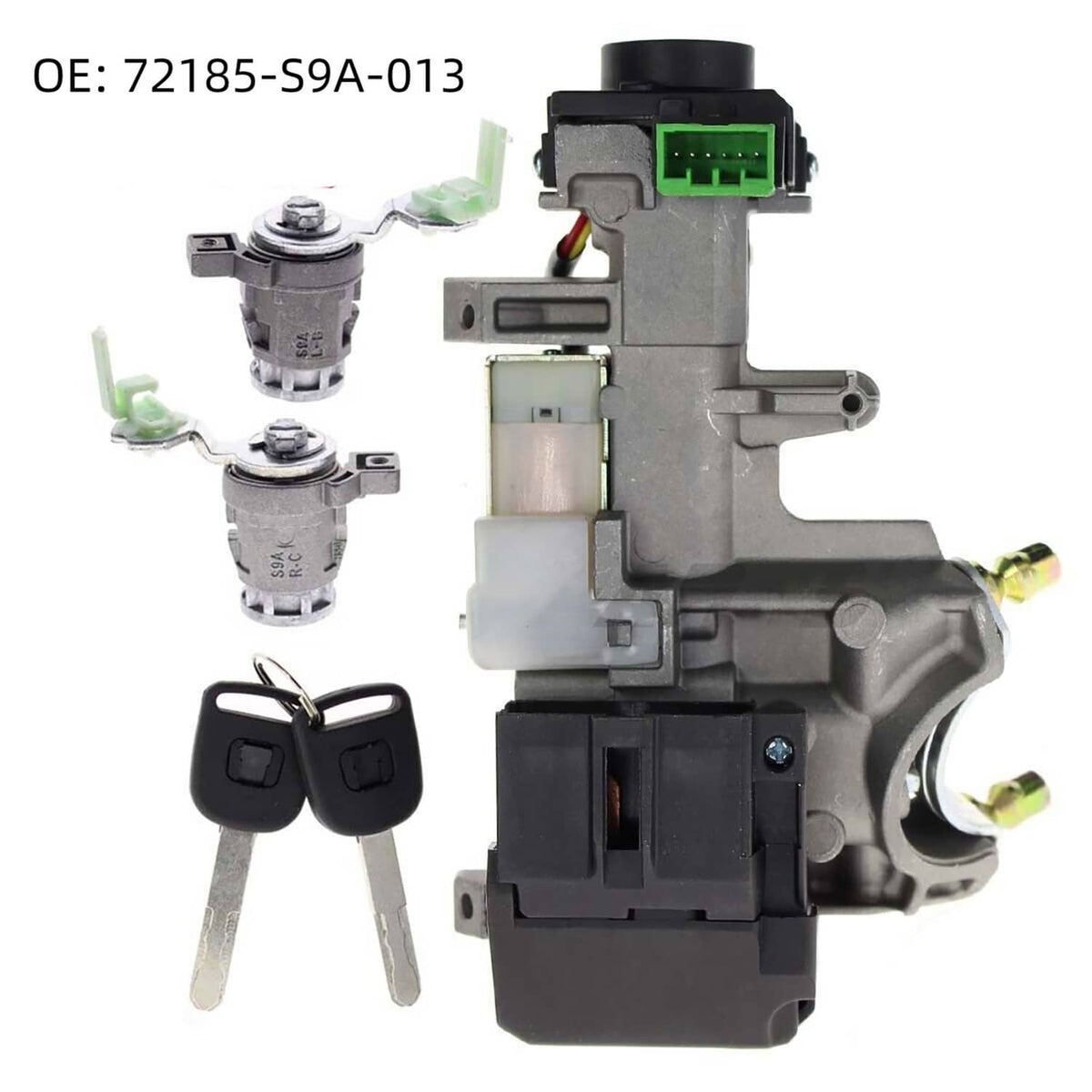 Solidspare Ignition Switch Lock Cylinder with 2 Keys for 2002-2006 Honda CR-V 72185-S9A-013