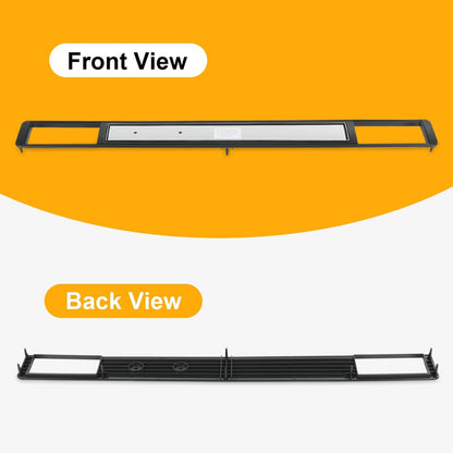 Solidspare BRUSHED ALUMINUM DASH TRIM MOLDING FOR CHEVROLET GMC C10 TRUCK BLAZER 1973-1980