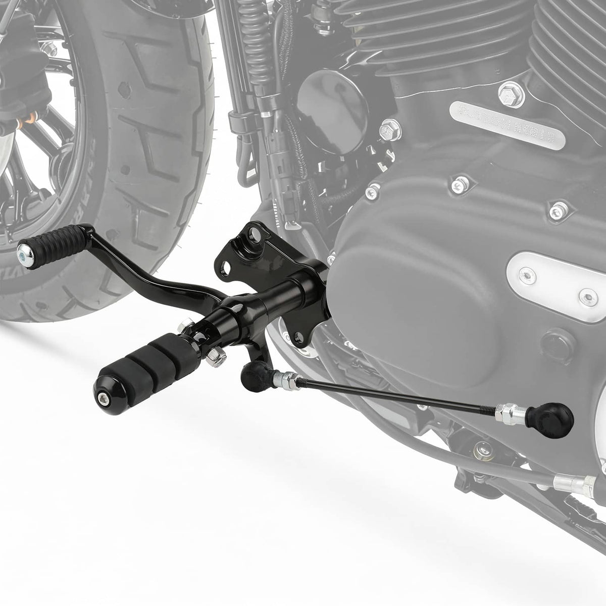 Solidspare Forward Controls Foot Pegs Linkages Fit For Harley Sportster 883 1200 1991-2003