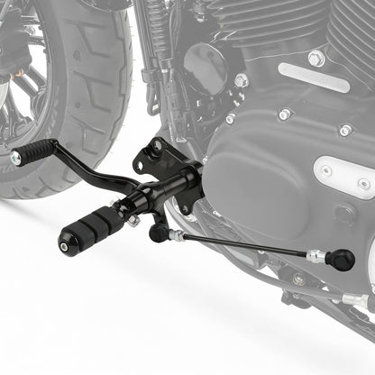 Solidspare Forward Controls Foot Pegs Linkages Fit For Harley Sportster 883 1200 1991-2003