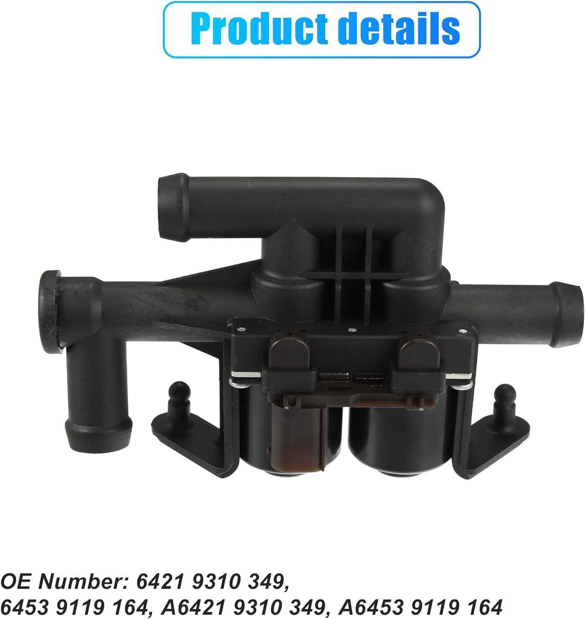 Solidspare Heater Control Water Valve For BMW 528i 535i 550i 640i 650i 740i 740Li 760i 3L