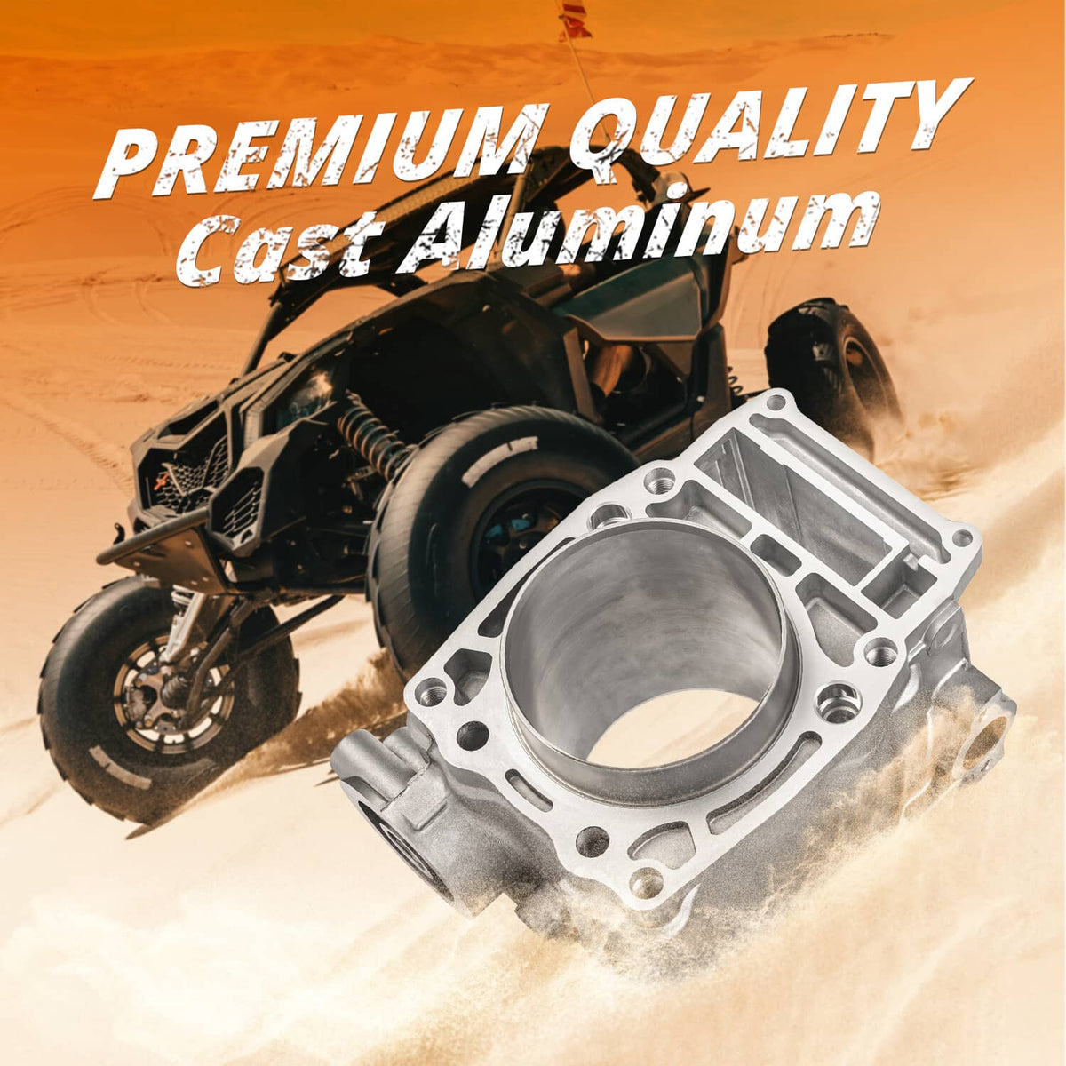 Solidspare Cylinder Piston Engine Rebuild Top End Kit For Polaris Sportsman 500 1996-2013