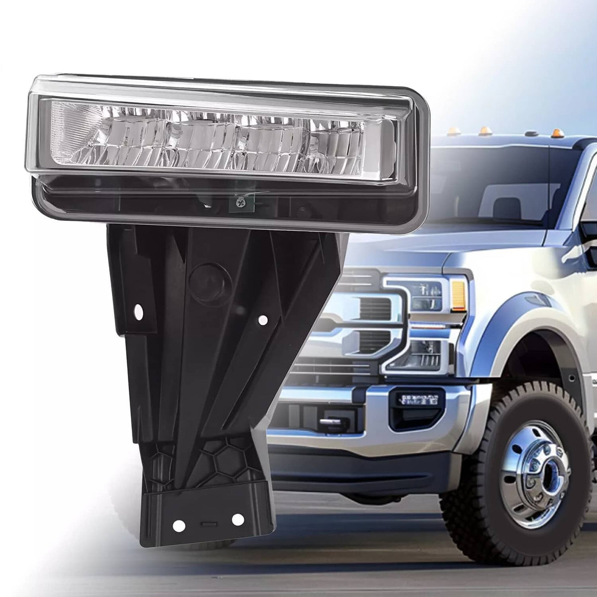 Solid Spare For Ford F-250 F350 F450 Super Duty 20-22 Fog Lamp Lights Driver Side LED