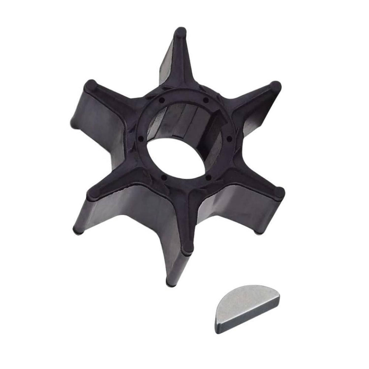 Solid Spare Water Pump Impeller w/Key for Yamaha Outboard 4-Str 75/80/90/100HP 67F-44352-01