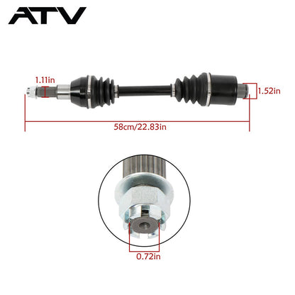 Solidspare Rear Left Right CV Axles Drive Shaft For Polaris Sportsman 500 4X4 1999-2002