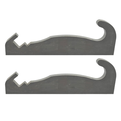 Solidspare 2pcs Steel Quick Attach Bracket 1-1/2" For Cat Fusion Coupler Loader mounts