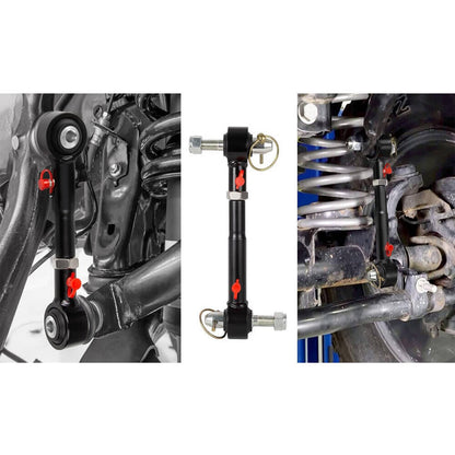 Solidspare For 1998-2006 Jeep Wrangler TJ 2.5-6" Front Sway Bar Link Quicker Disconnects