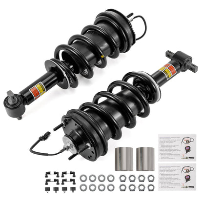 Solidspare Front Strut Assy & Rear Shock 4Pcs/Set For 2015-2018 GMC Sierra 1500 Denali