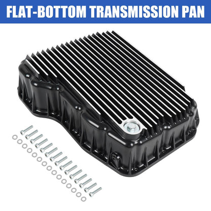 Solidspare NEW Aluminum 68RFE Transmission Pan Deep For Ram 6.7 Cummins Diesel 2007-2025