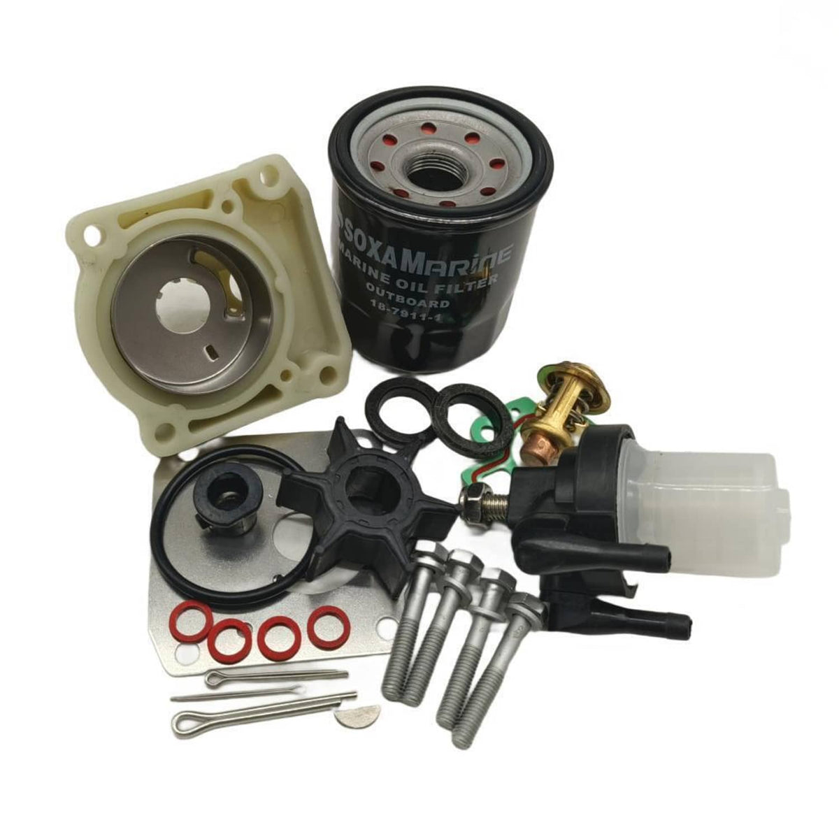 Solid Spare Maintenance Service Kit For Yamaha 4-Str 20/25HP F20A F25A F25D Outboard &Filter