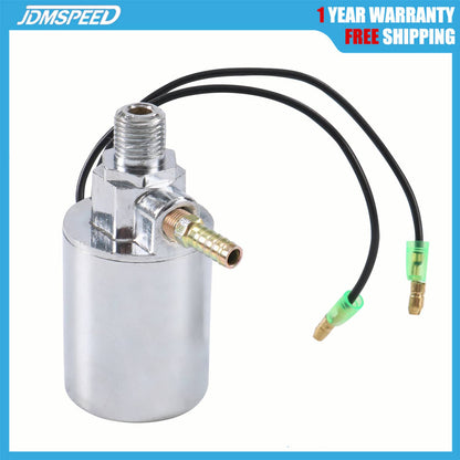 Solidspare Air Horn Air Valve 1/4" 12V/24V Train Electric Solenoid Valve Duty Heavy