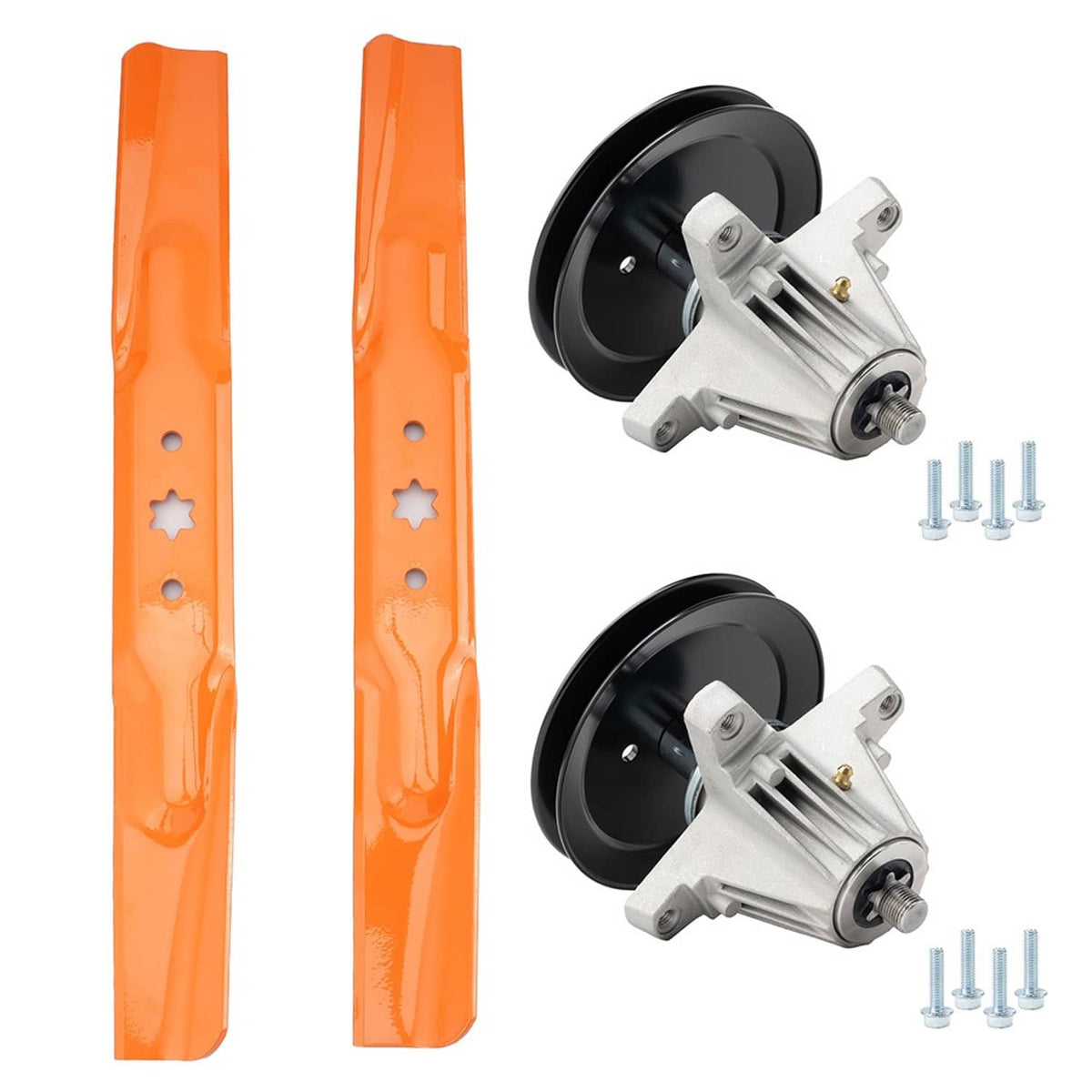 Solidspare Spindle & Blade Kit For MTD Cub Cadet XT1-LT42 XT1LT42 KH Enduro 42" Rebuild Kit