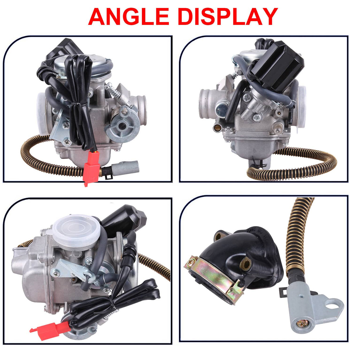 Solidspare Carburetor For Jonway Scooter Moped GY6 150cc 150 Carb TaoTao Bull 200 ATV