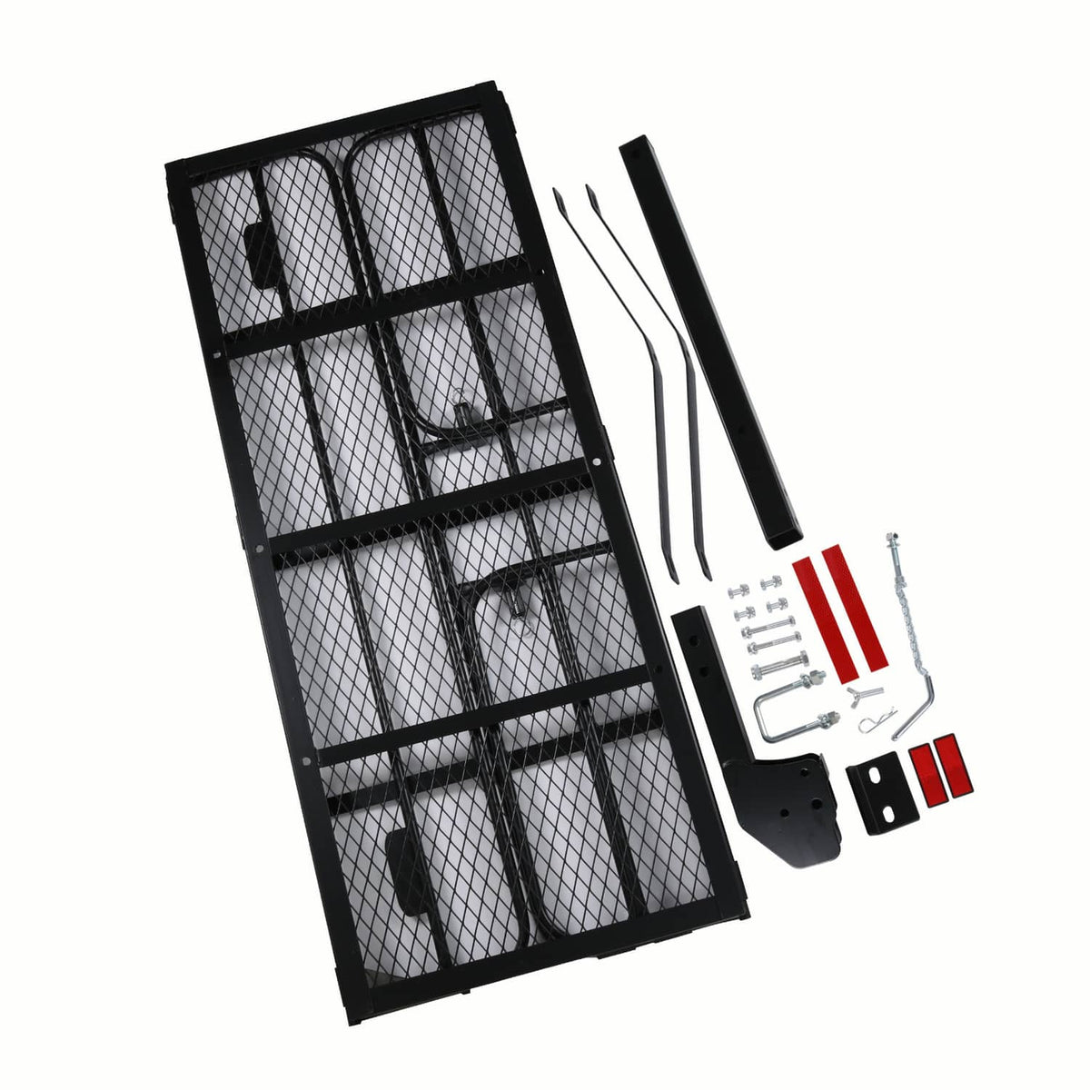 Solidspare 500lbs Car SUV Folding Rack Cargo Basket Trailer Hitch Mount Luggage Carrier New