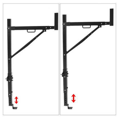 Solid Spare Adjustable Truck Rack Pick up Truck Bed Ladder 250lbs Capacity Extendable Racks