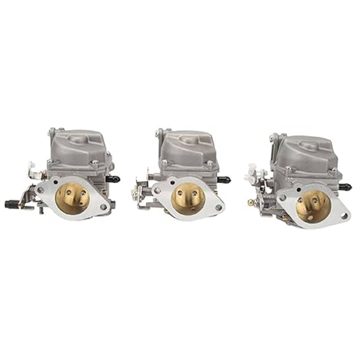 Solid Spare 6H1-14301/14302/14303 Carburetor Assy Set For Yamaha 90HP Outboard 6H1-14302