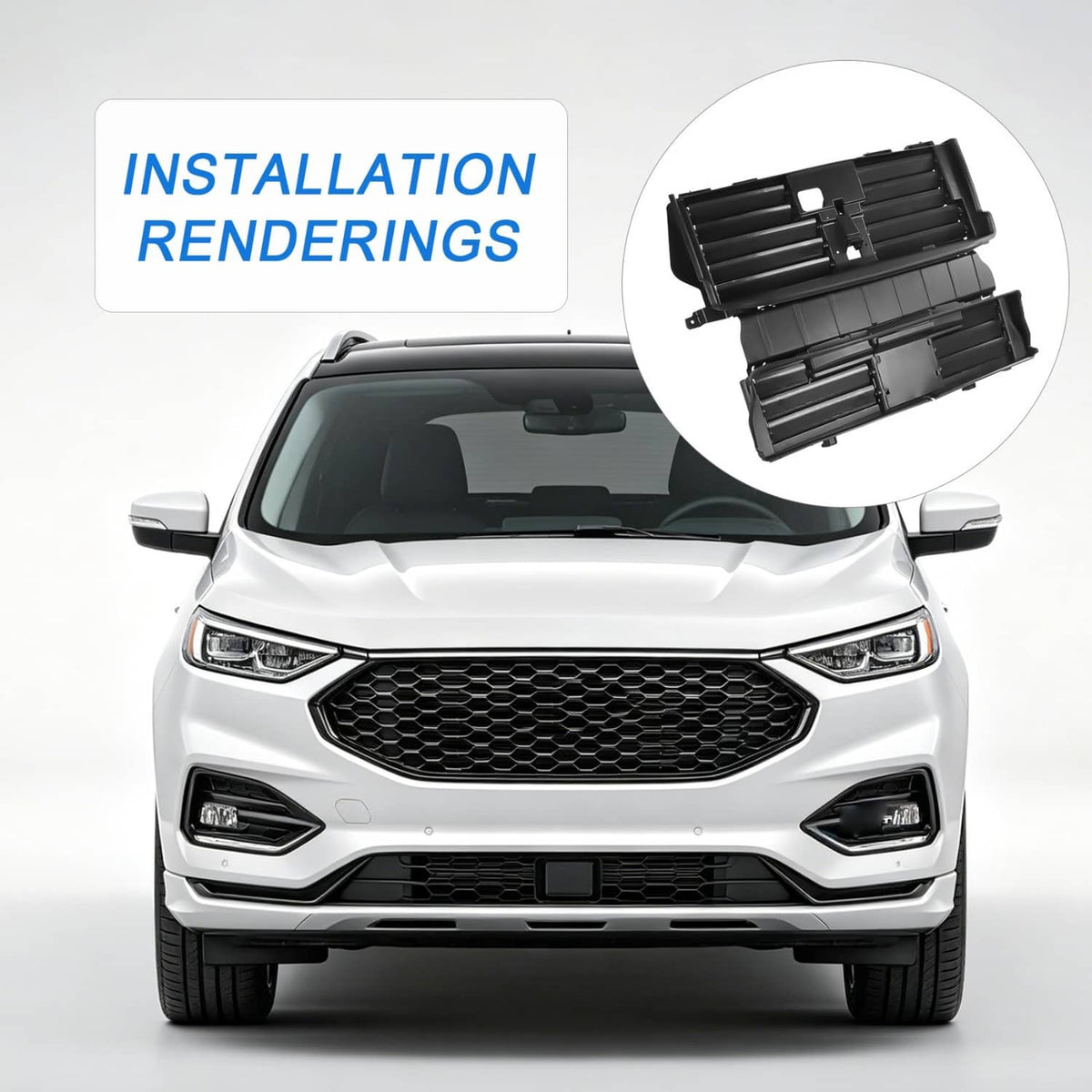 Solidspare Active Grille Shutter with Motor Assembly for Ford Edge 2019-2024 KT4Z8475G