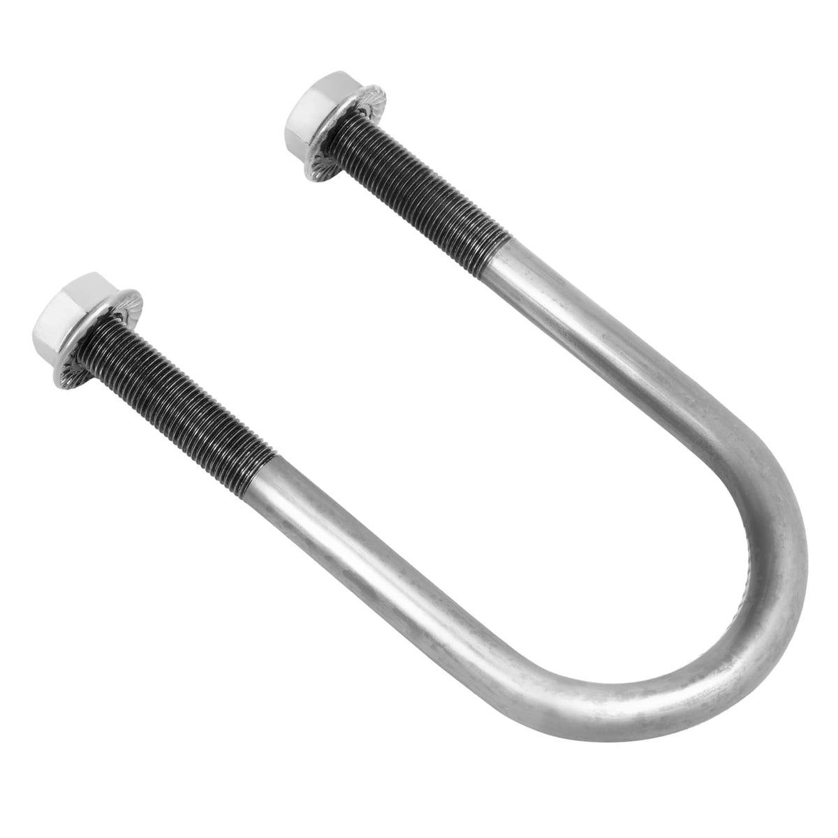 Solidspare 4 PCS Steel Trailer Leaf Spring U-Bolt For 2 Inch Axle Tube 6 Inch Long
