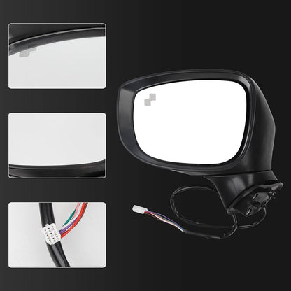 Solidspare Left Driver Side Mirror for 2017-24 Mazda CX-5 With BSM Power Turn Signal Light