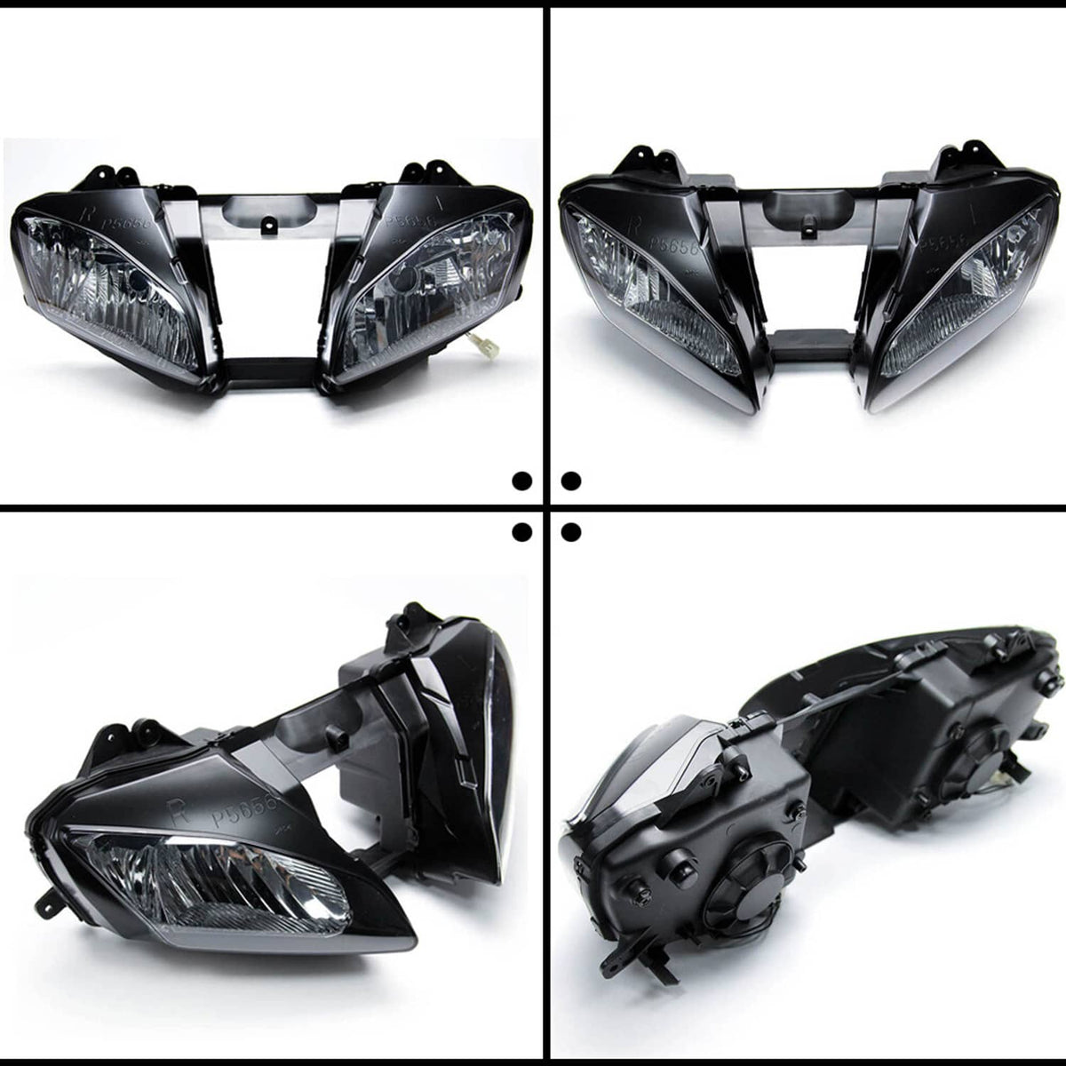 Solidspare Fit For Yamaha YZF R6 YZF-R6 YZFR6 2006-2007 Front Headlight Headlamp Assembly