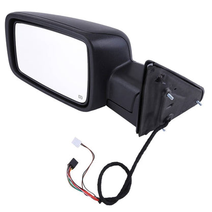 Solidspare Left/Driver Manual Fold & Heated & Temp Sensor Mirror For 2013-19 Dodge Ram 1500
