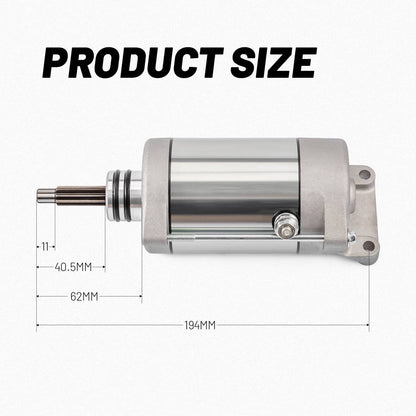 Solidspare 4014548 Starter Motor for Polaris Ranger XP 900 2013-2019 / Crew 900 2014-2019