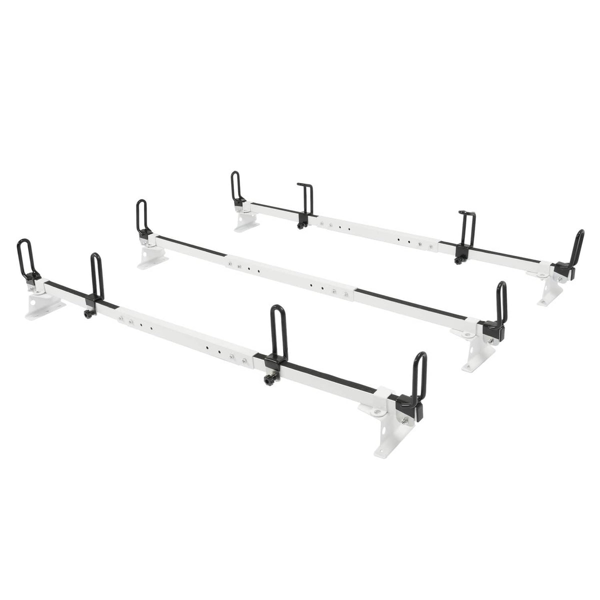 Solid Spare 3-Bars Cargo Van High Ladder Roof Rack For Nissan NV 1500 2500 3500 750 lbs
