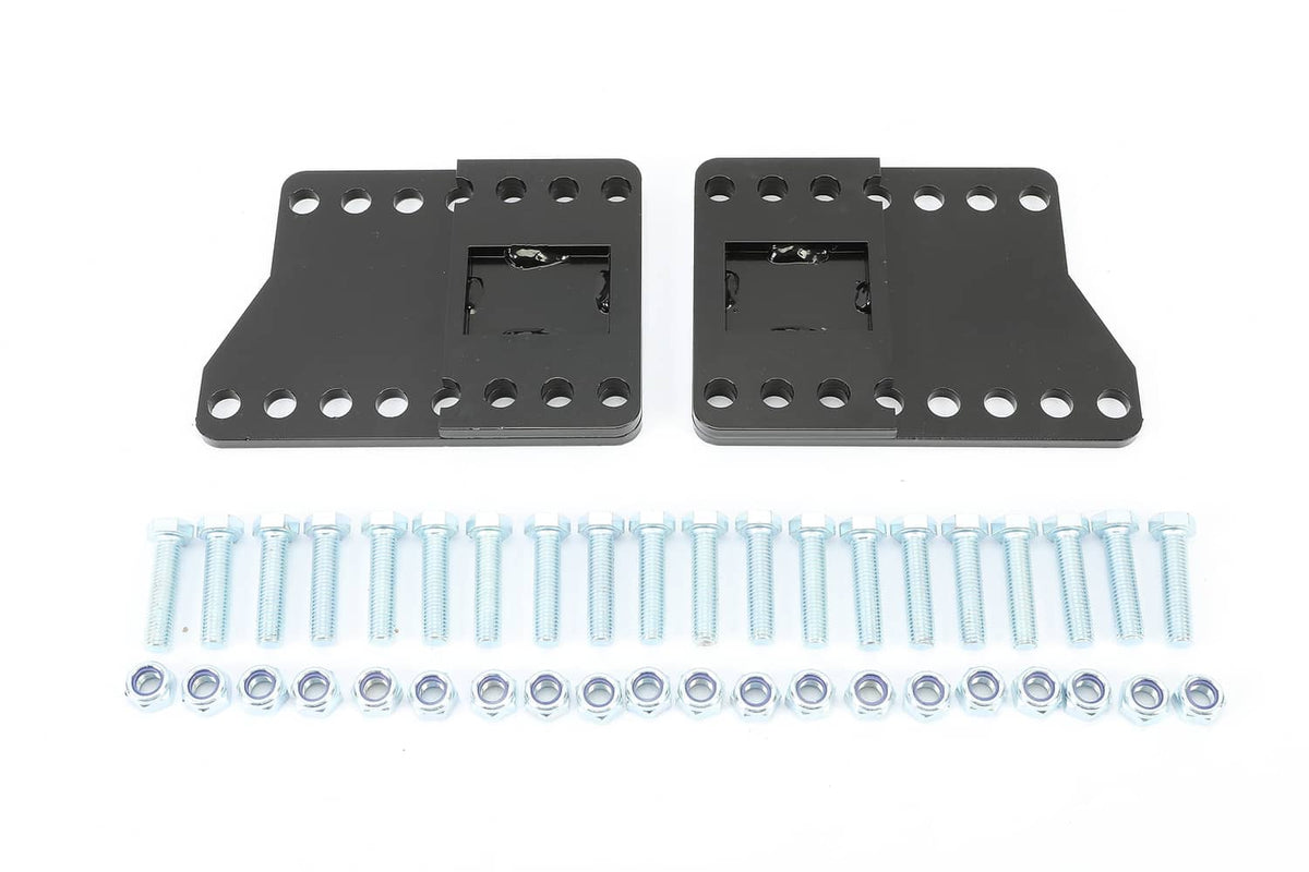 Solidspare Universal Black Steel Snowplow part Mount Drop Brackets Lift Extension Kit