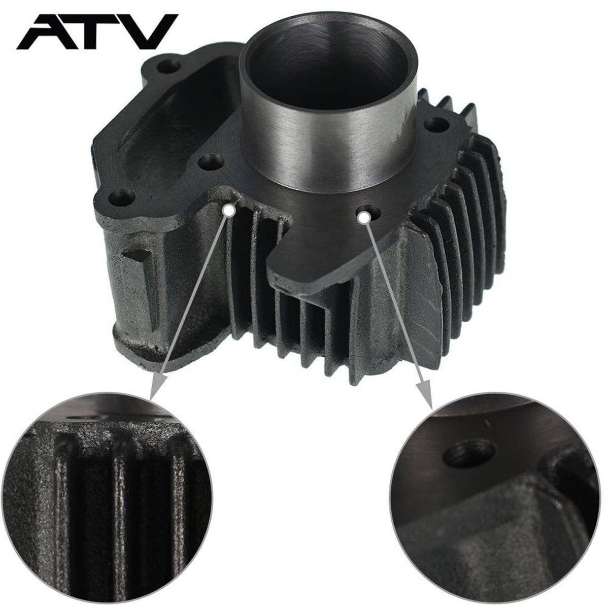 Solidspare For 1985-2001 Yamaha Badger 80 YFM80 Cylinder Piston Gasket Top End Kit