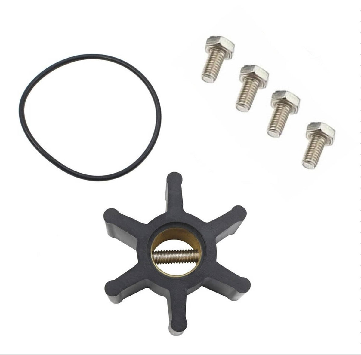 Solid Spare Sea Water Pump Impeller Repair Kit for Westerbeke 46622 Fits Pump 46120 42026