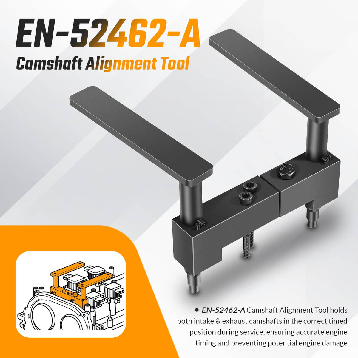 Solidspare Engine Camshaft Timing Tool Kit, Replaces EN-52461, EN-52476, EN-52462 for