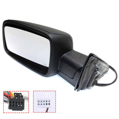 Solidspare Left/ Driver Power Fold +Heated+ Temp Sensor Mirror For 2013-2019 Dodge Ram 1500
