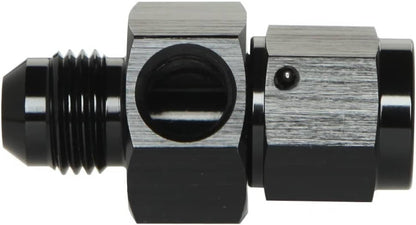 Solid Spare 6AN Male to 6AN Female Fitting With 1/8NPT Gauge Port Hose Adapter Fuel Pressure