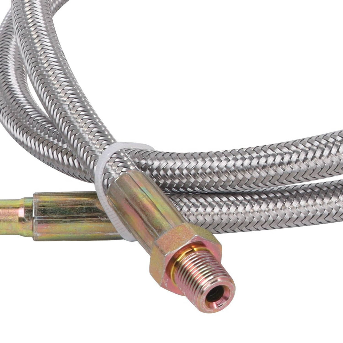 Solidspare 41" Turbo Oil Feed Line Kits For T3 T4 T60 T61 T70 1/8 PNT 90 Degree AN4