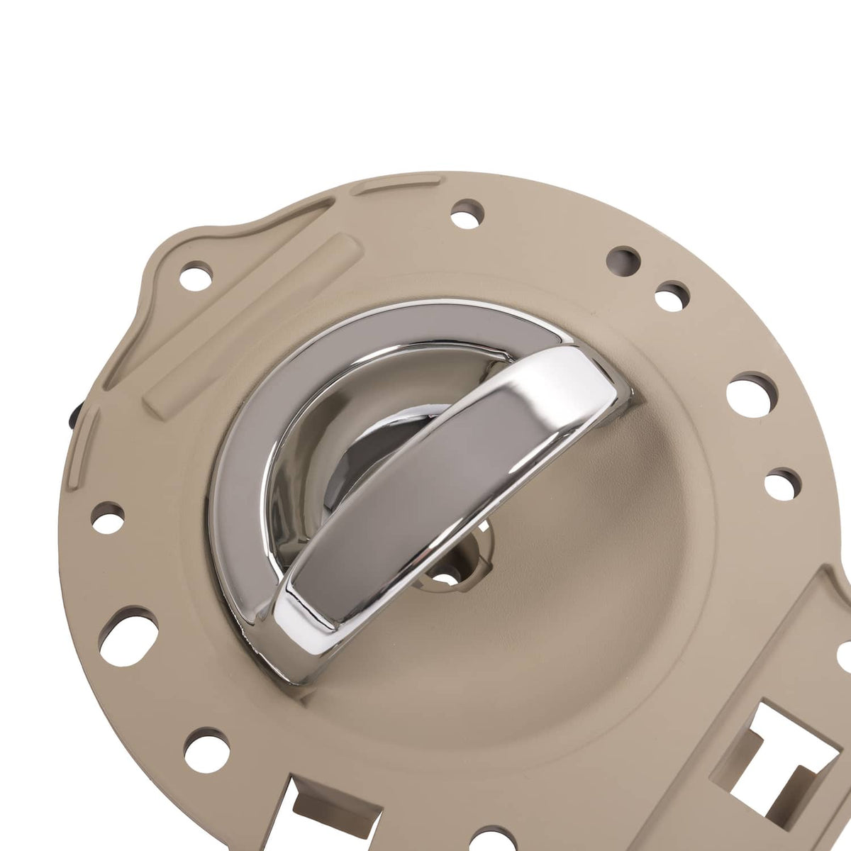 Solid Spare For Jeep Commander 2006-2010 Silvery & Tan Inside Inner Door Handle Chrome