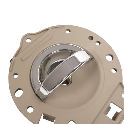 Solid Spare For Jeep Commander 2006-2010 Silvery & Tan Inside Inner Door Handle Chrome