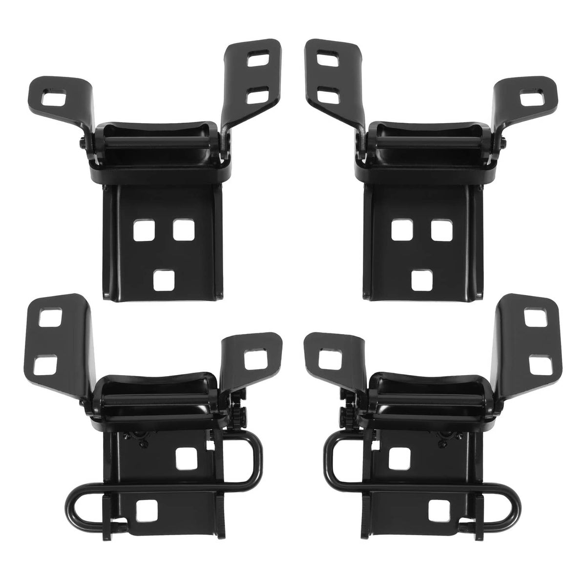 Solid Spare Door Hinge Set For 1973-1991 Chevy/GMC Pickup Trunk Driver & Passenger Side